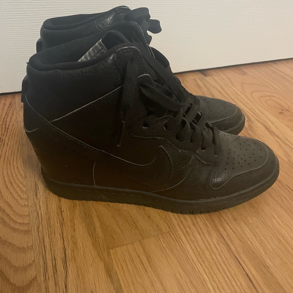 Nike Black sky High-Top Wedge Sneakers